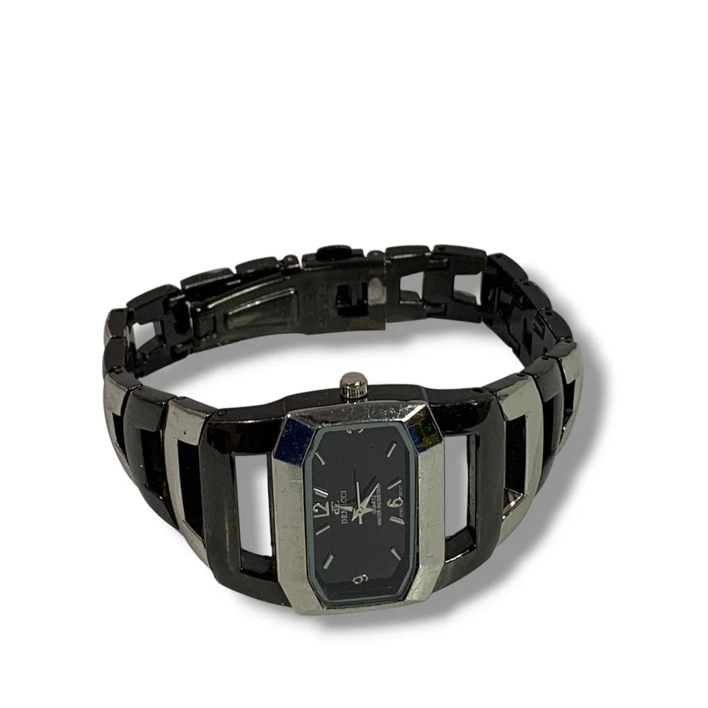 Denacci Mens Wristwatch Tank Rectangular Face Working 31mm